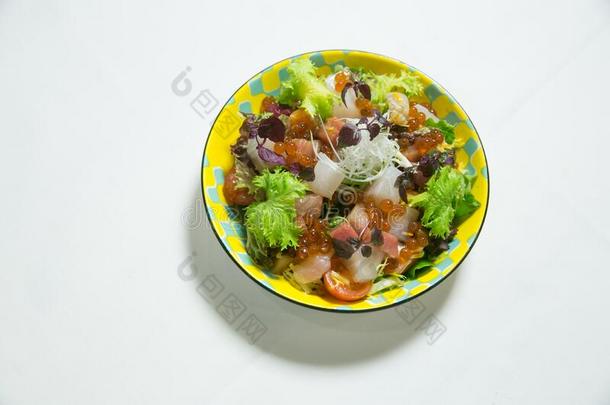 沙拉向美好的盘设计-日本人食物