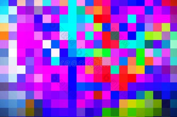 一壮观的许多-有色的几何学的说明关于瓦片