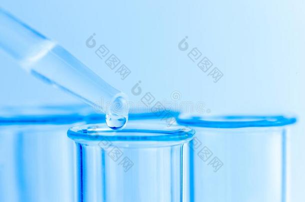 科学实验室试验蓝色管,宏指令瓶设备.化学<strong>电离</strong>
