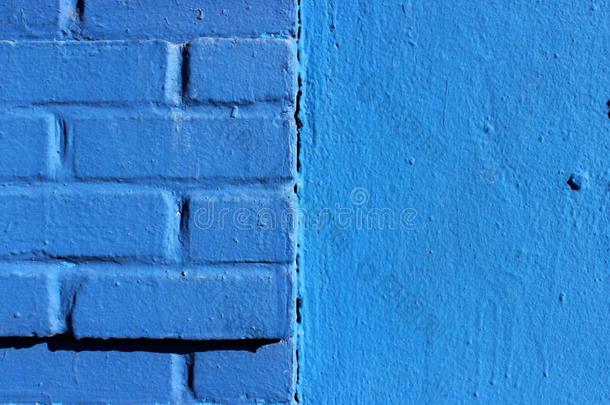 指已提到的人蓝色墙.蓝色墙质地.饱和的典型的蓝色.