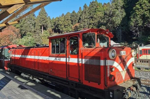 阿里山森林铁路.阿里山火车车站.