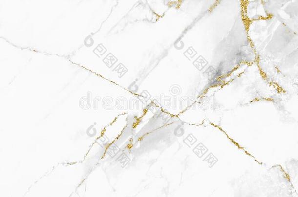 白色的金大理石质地模式背景和高的决议