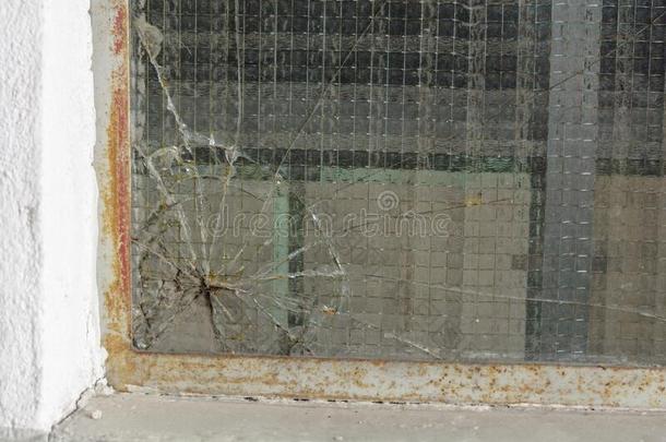 破碎的玻璃-窗玻璃