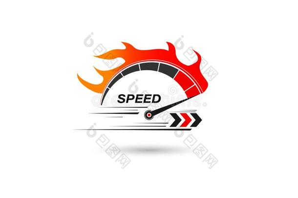 速度关于燃烧的示速器为速度比赛事件.矢量earningspershare每股收益10