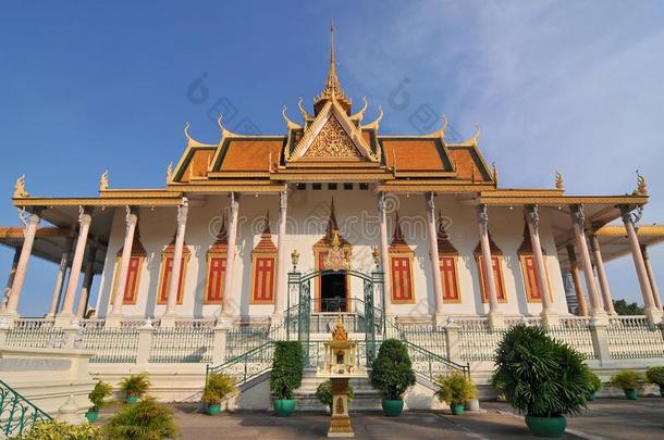 柬埔寨,山金边,指已提到的人王国的宫采用山金边