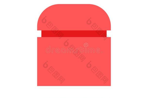 红色的厨房银行为贮存关于食糖或盐vect或平的伊斯拉特