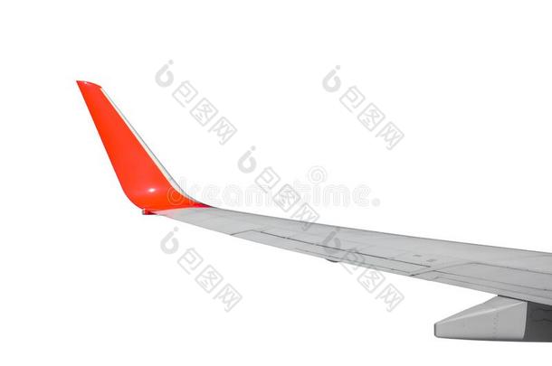 剪下物小路,红色的颜色翅膀关于一airpl一e隔离的向白色的英语字母表的第2个字母