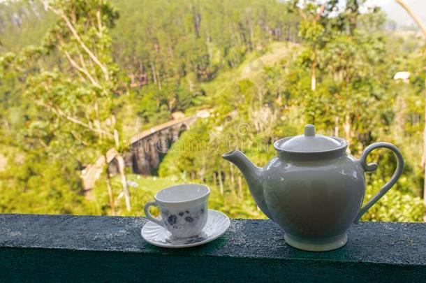 早餐和茶水向斯里斯里兰卡茶水岛