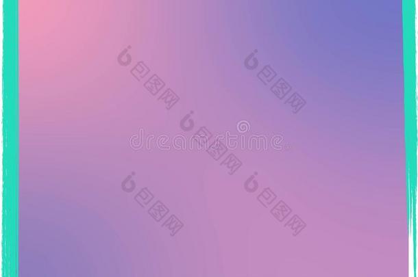 紫色的天-有色的背景和绿松石蓝色艺术的框架