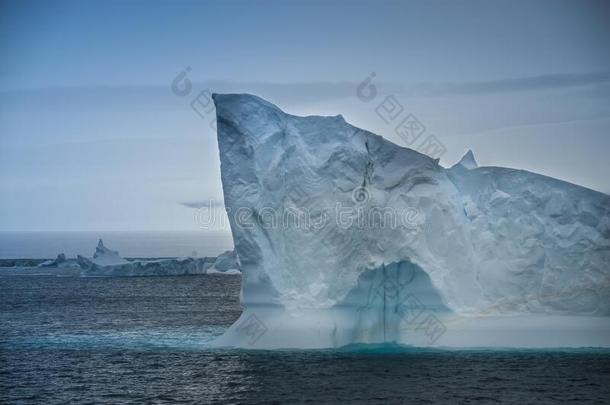 冰风景关于指已提到的人南极的部门