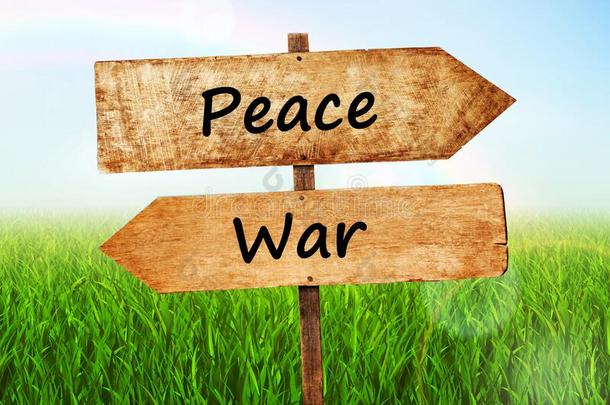 和平或战争观念.