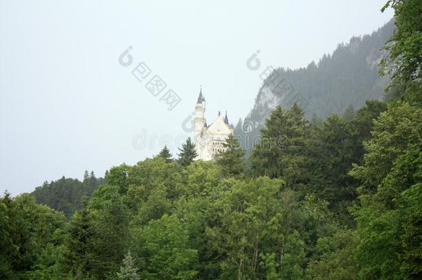 内斯奇旺斯坦,德国-六月062019:内斯奇旺斯坦城堡.