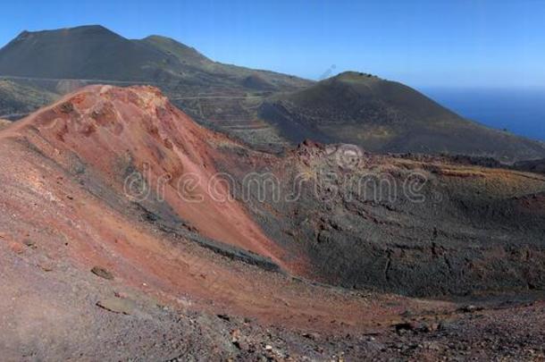 火山的风景采用LaoPeople'sRepublic老挝人民共和国棕榈岛.Spa采用.