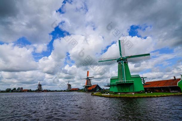 赞斯肖恩,荷兰,八月2019.<strong>东北</strong>阿姆斯特丹是（be的三单形式一same同样的