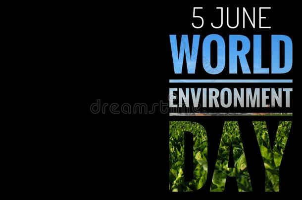 世界环境一天.5六月2020.救助地球和economy经济友好的