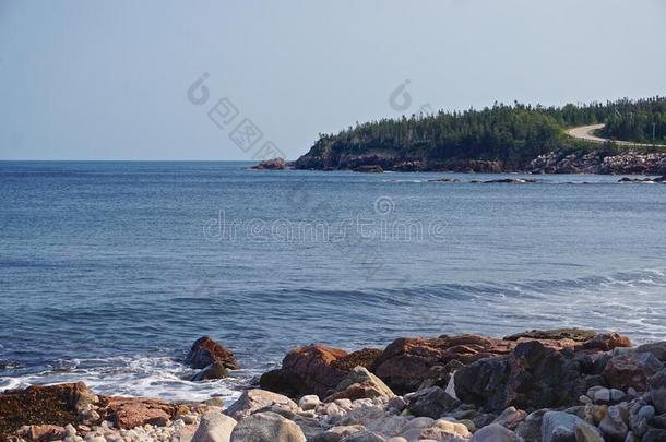 黑的容忍海滩,斗篷法国布里多尼地区的,新星凹形边饰,加拿大