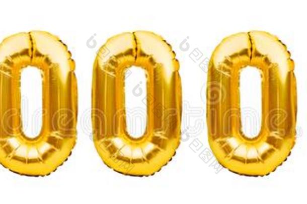 数字1000000num.一百万使关于金色的需充气的气球是（be的三单形式