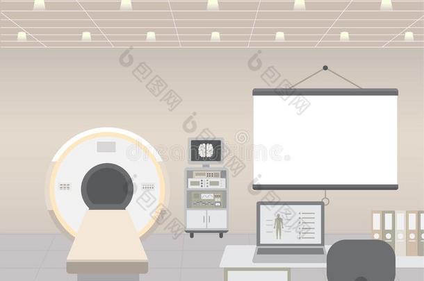 医院内部和mediumrangeinterceptor中程截击机扫描器