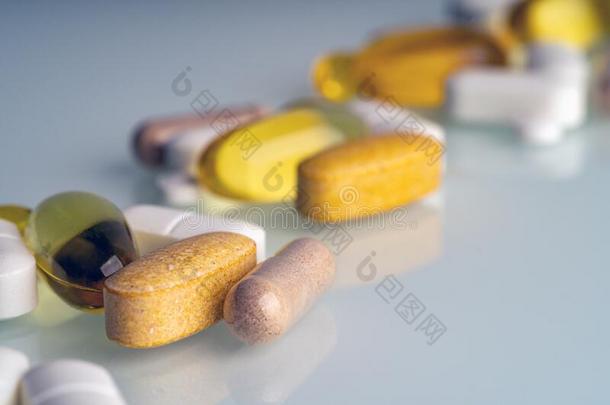 药物,药丸胶囊,药物和饮食的增补宏指令
