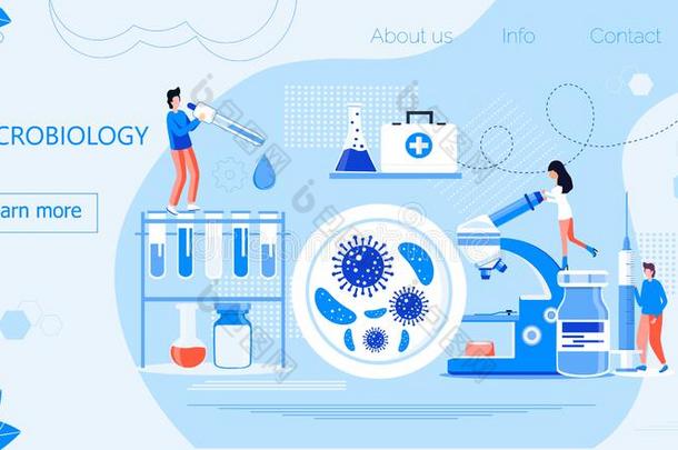 微生物学的科技,bio科技科学观念矢量