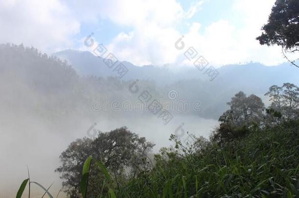 风景拉努口香糖和口香糖,山湖采用腾格止头痛药塞默鲁爸