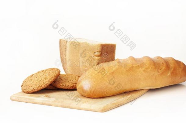 面包房乘积.吉卜赛绅士-小麦面包,小麦一条面包和神圣的咕咕地叫