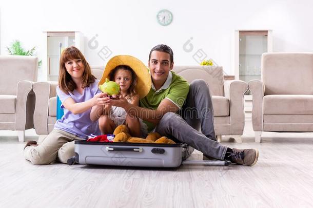 幸福的家庭计划假期旅游