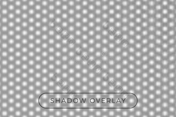 有点的阴影现实的灰色的装饰的背景矢量图解