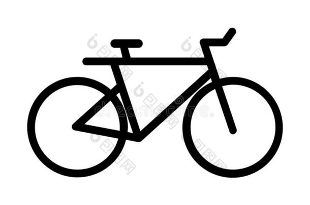 自行车偶像有插画的报章杂志采用矢量向白色的背景