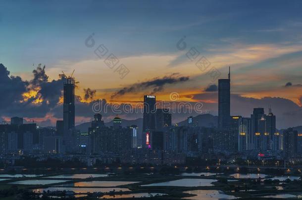 地平线关于深圳城市,中国