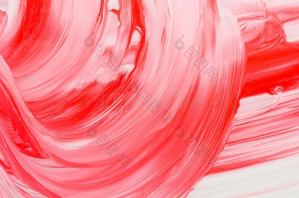 热烈的红色的和白色的条纹关于刷子中风同样地描画的用绳子拖的平底渡船