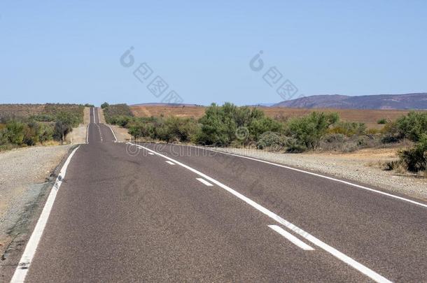 碎片`类道路在之间沿街叫卖者和港口奥古斯塔,SaudiArabia沙特阿拉伯,澳大利亚