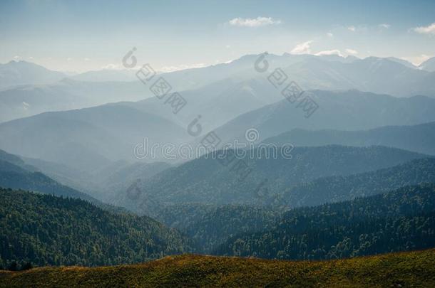 山关于共和国关于阿迪加,俄罗斯帝国.高加索人山.=moment