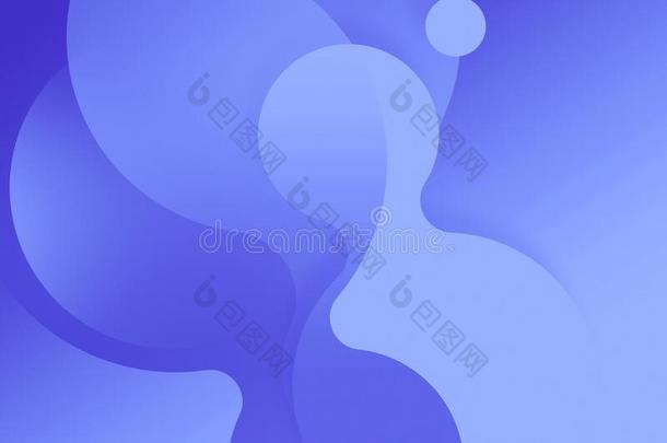 黑暗的蓝色颜色现代的液体梯度背景设计.禁欲