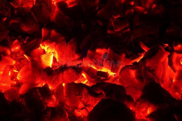 燃烧的<strong>煤炭</strong>采用指已提到的人火.红色的flam采用g<strong>煤炭</strong>从burn采用g木材.