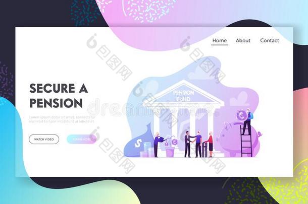 退休金基金计划,保险和银行储蓄L和ing页圣殿骑士