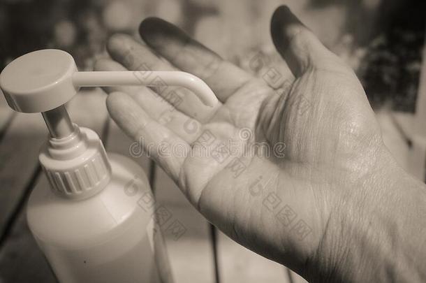 乙醇凝胶泵配药师,洗手消毒杀菌剂向预防迪西亚
