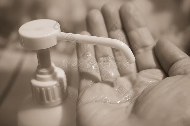 乙醇凝胶泵配药师,洗手消毒杀菌剂向预防迪西亚