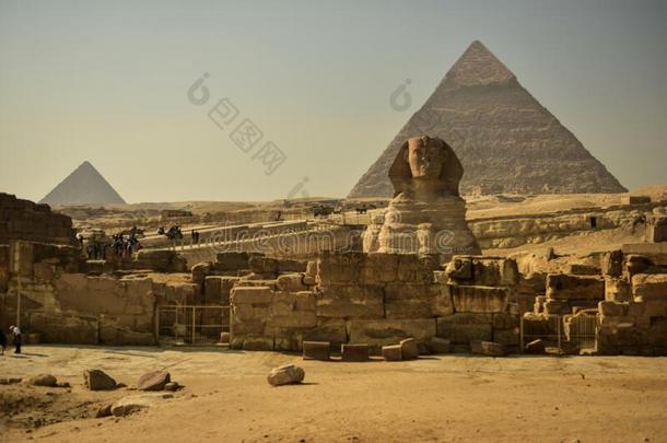 指已提到的人伟大的狮身人面巨象,指已提到的人金字塔关于胡夫和指已提到的人金字塔关于哈弗