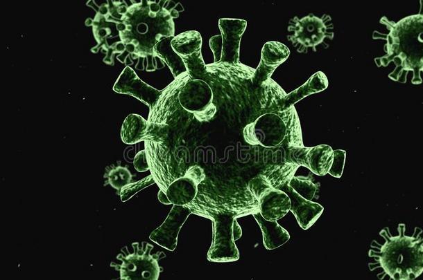 平凡的日冕形病毒大流行的.科维德-19