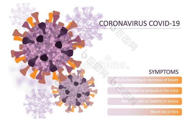 日冕形病毒疾病爆发,科维德-19信息图矢量图解