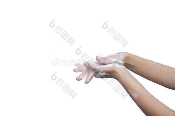 洗他们的手常常和肥皂.向预防指已提到的人小说冠状病毒