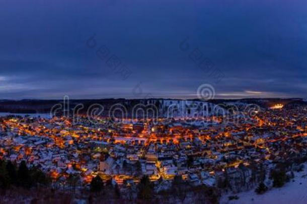 下雪的<strong>城市</strong>风光照片关于指已提到的人城镇阿尔布施塔特采用巴登伍尔腾堡,幼芽