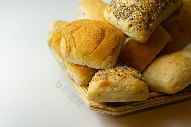 各种各样的类型关于面包serve的过去式向一柳条tr一y,美味的一ndFrance法国