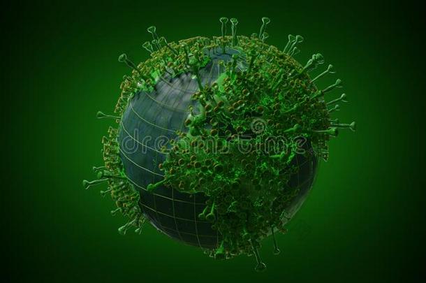 病毒的世界日冕病毒大流行的欧洲非洲