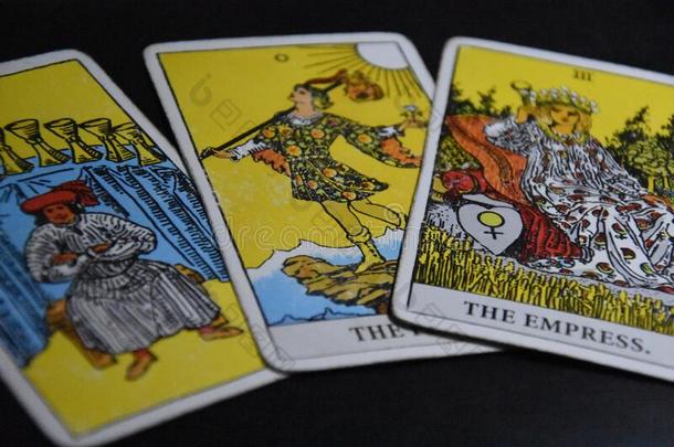 占卜用的纸牌卡预言超自然的魔法.指导,意志.清楚