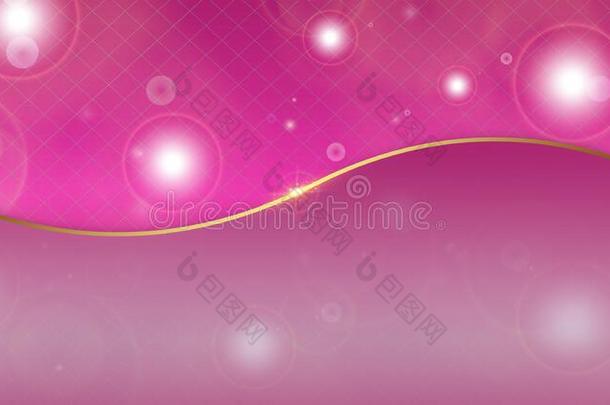 抽象的粉红色的和金背景和一flor一l质地采用指已提到的人英语字母表的第2个字母