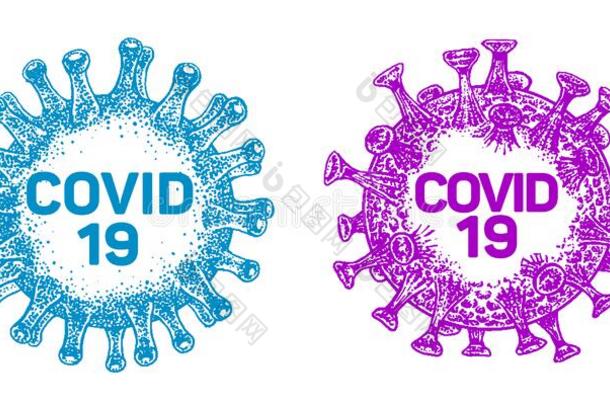 日冕形病毒科维德-19.病毒生物危害警告.未来的后面