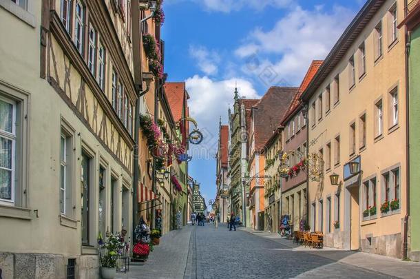 大街采用罗滕堡反对derivation引出陶伯,巴伐利亚,德国