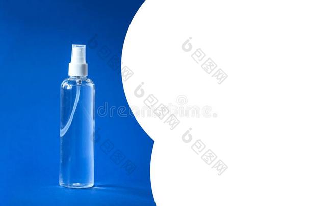 手消毒杀菌剂采用指已提到的人透明的喷瓶子